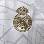Real Madrid Jersey – White & Gold Edition ⚪✨