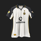 David Beckham #7 England 2002 Away Retro Jersey – Black Classic Edition