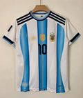Argentina Messi #10 Home Football Jersey – 3 Stars World Cup Edition