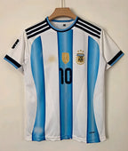 Argentina Messi #10 Home Football Jersey – 3 Stars World Cup Edition