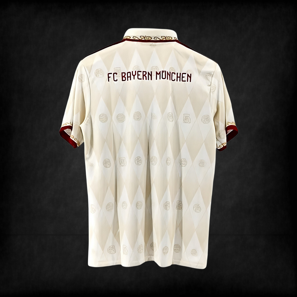 FC Bayern Munich Retro Away Jersey – Cream Classic Edition