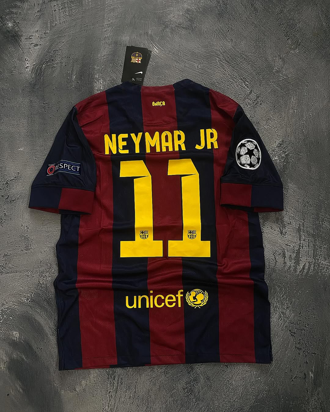Neymar 11 Barcelona 2015 Retro Jersey
